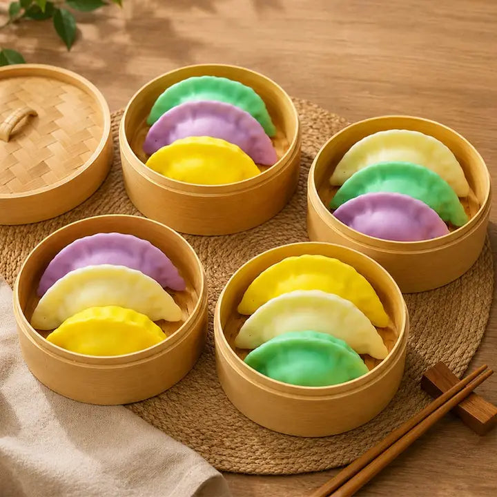 3 piece Dumpling Set Squishy