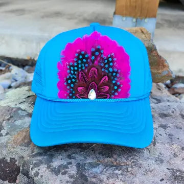 Feathered Trucker Hat