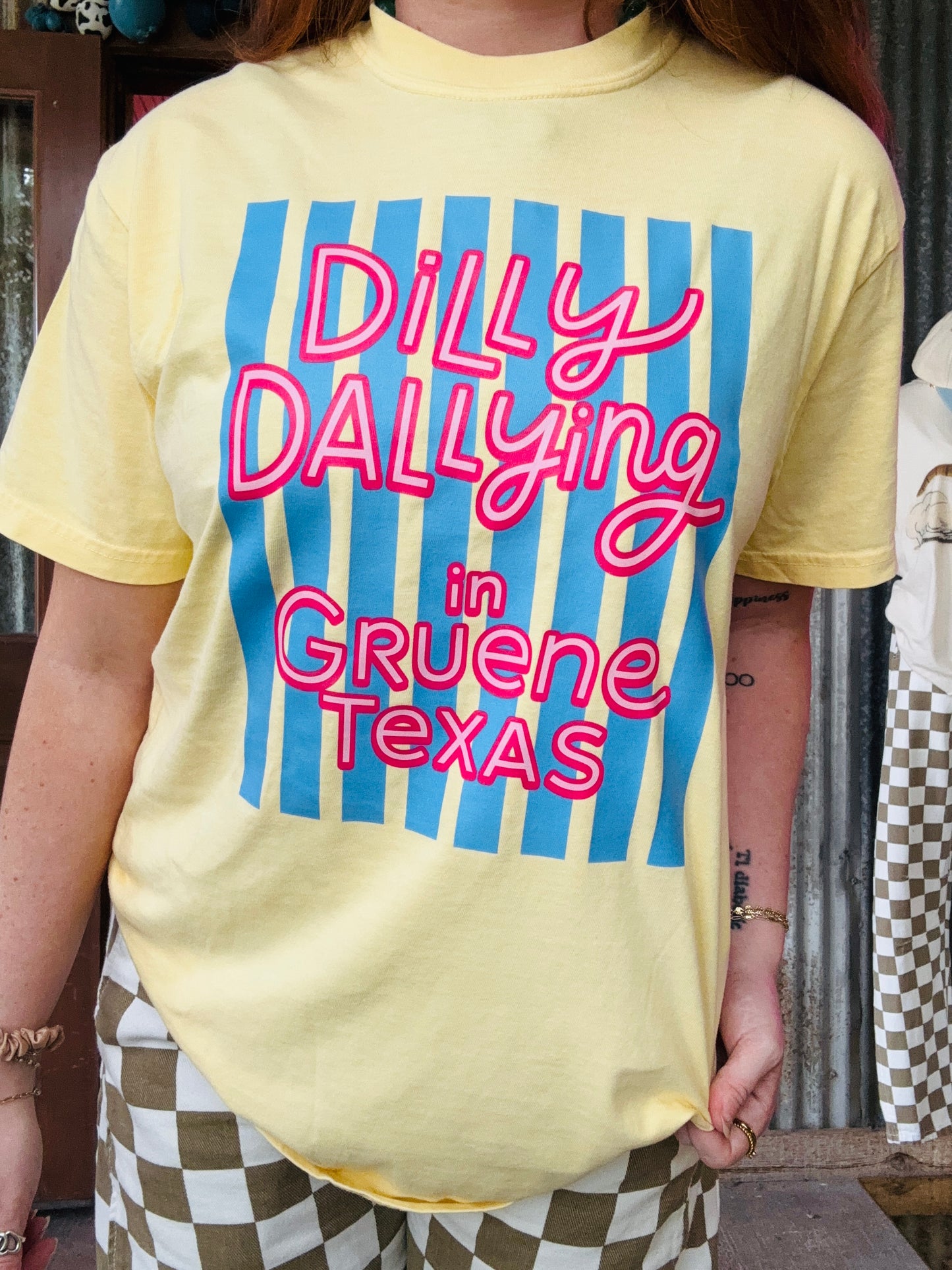 Dilly Dallying in Gruene Texas Graphic Tee