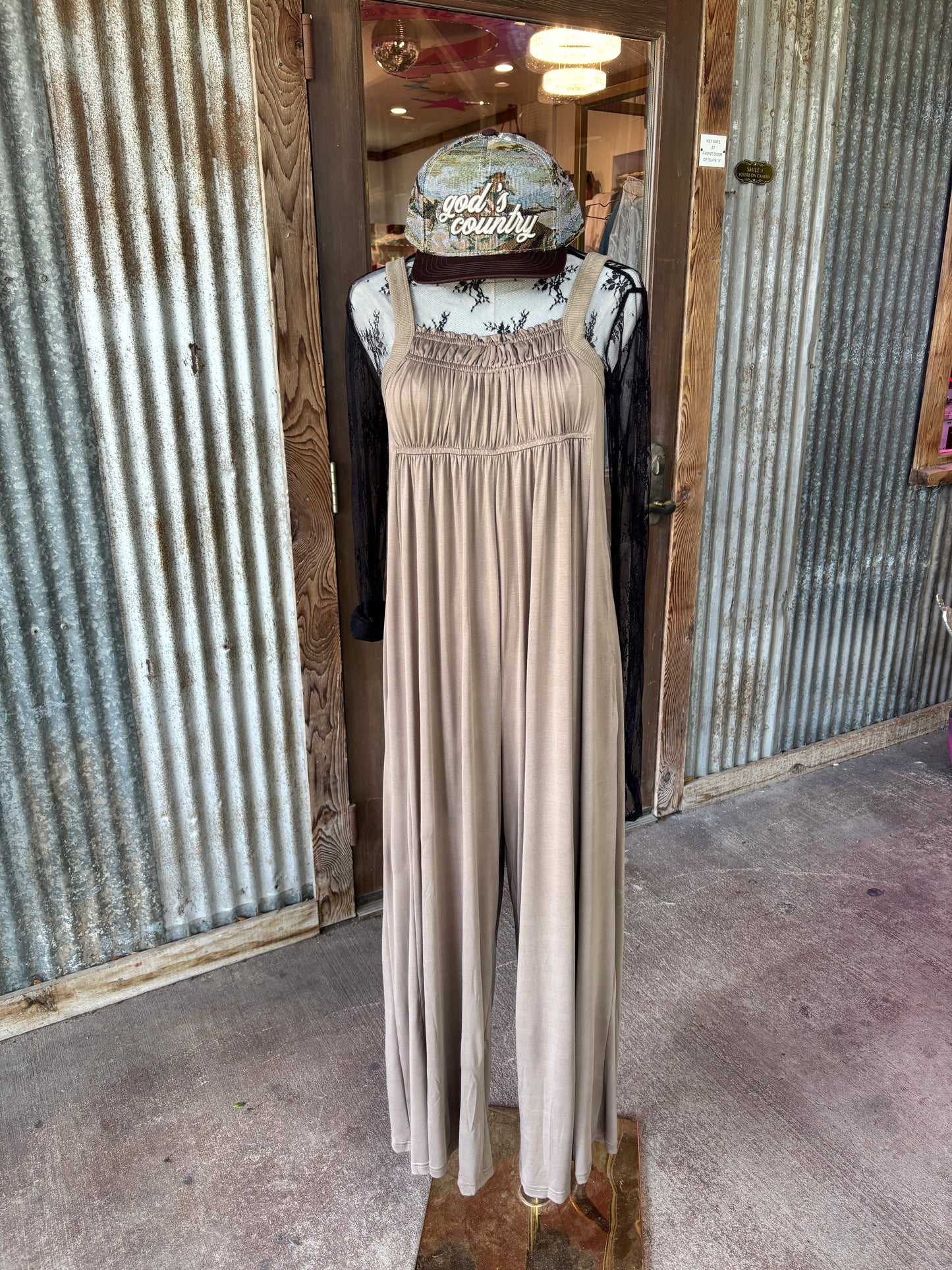 Flowy Wide Leg Romper