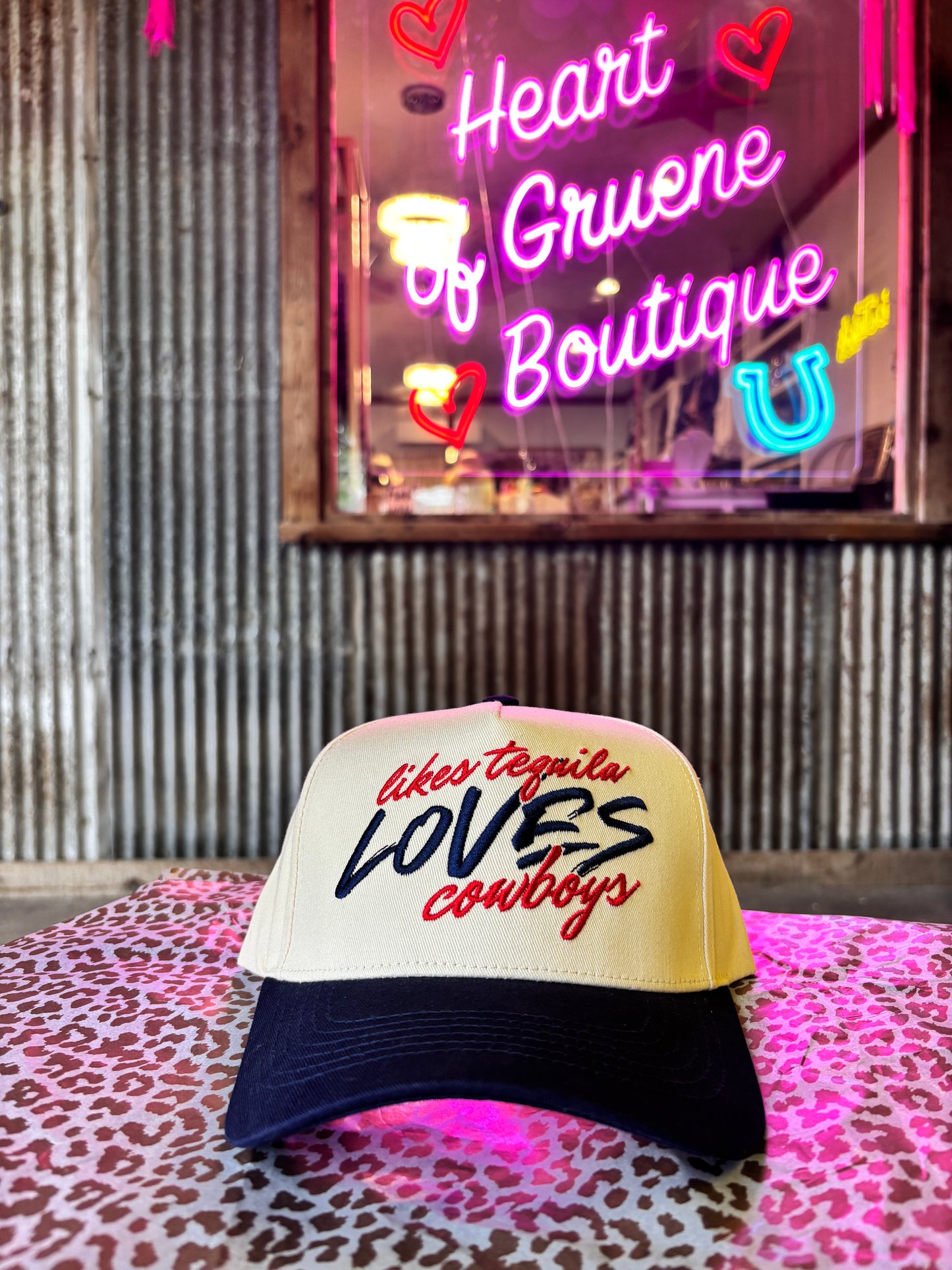 Likes Tequila Loves Cowboys Trucker