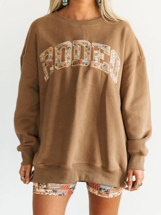 Brown rodeo Sweatshirt