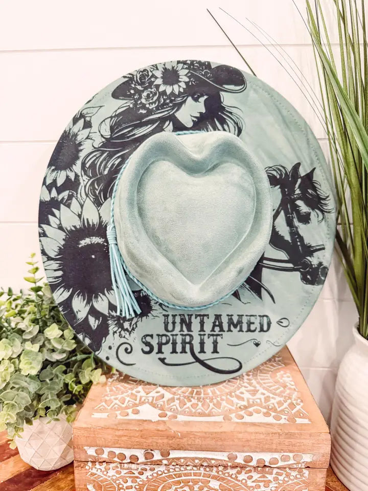 Engraved Cowgirl Hat