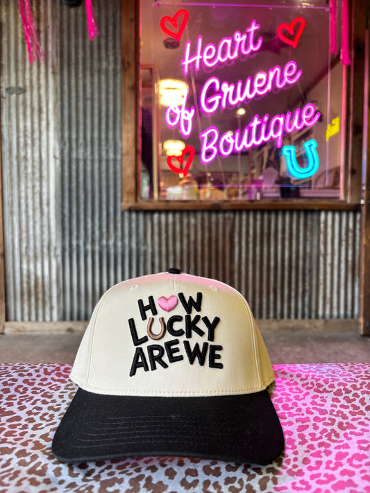 How lucky are we Trucker Hat