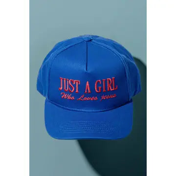 Just A Girl Who Loves Jesus Trucker Hat