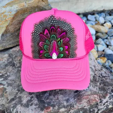 Feathered Trucker Hat