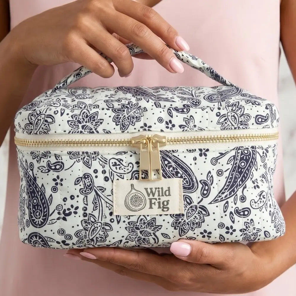 Paisley Pattern Makeup Case Cosmetic Bag