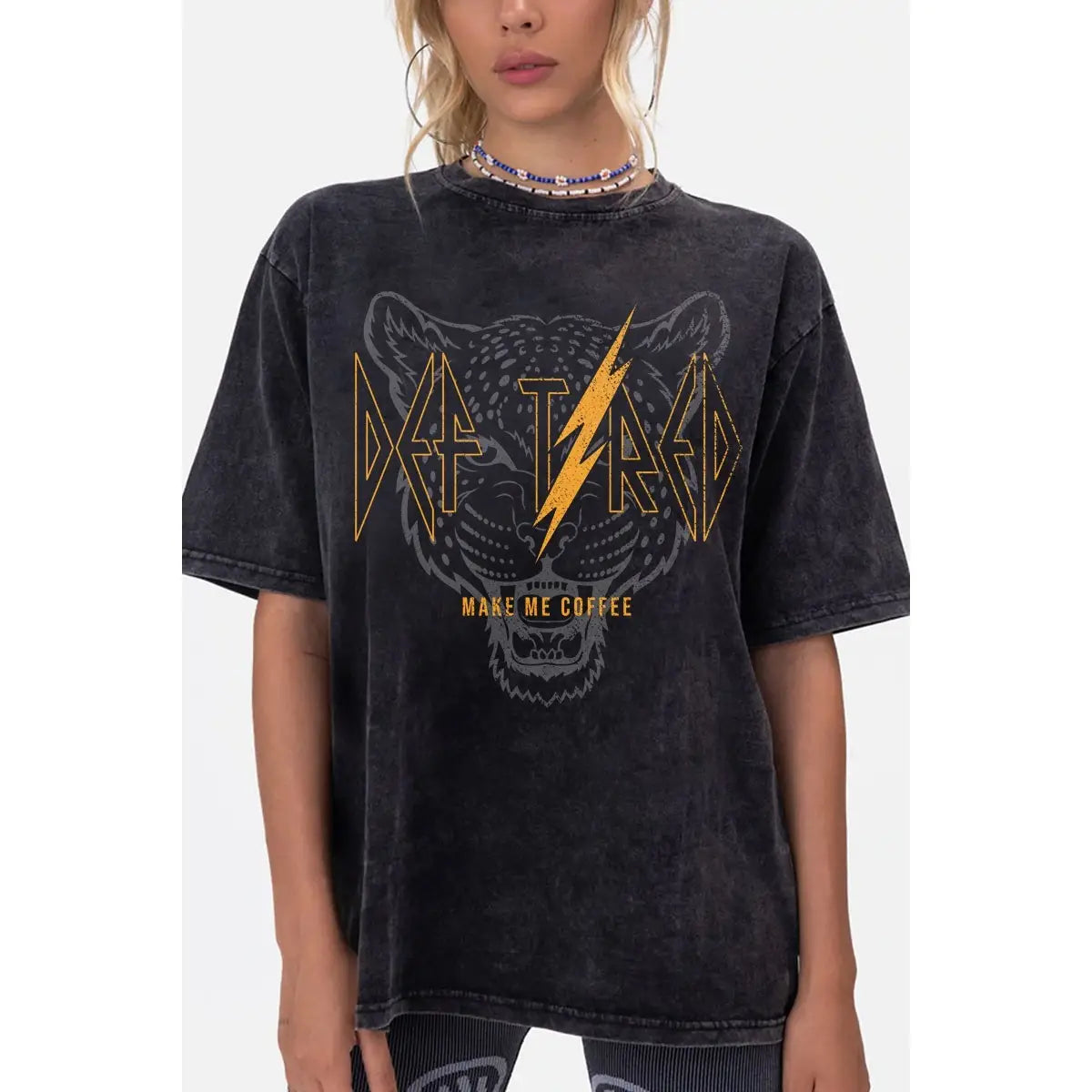 Def Tired Oversized Graphic Tee