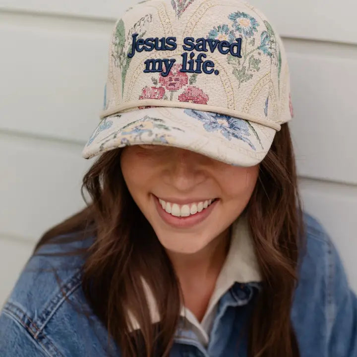 Jesus Saved My Life Trucker Hat