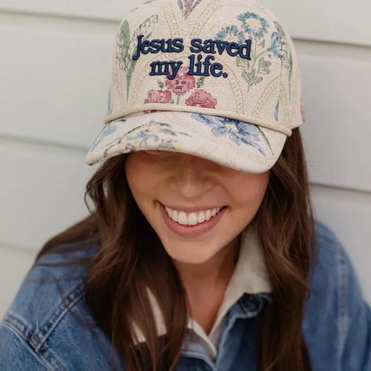 Jesus Saved My Life Trucker Hat