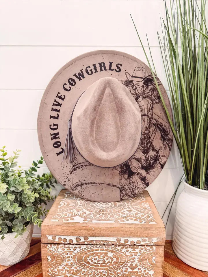 Engraved Cowgirl Hat