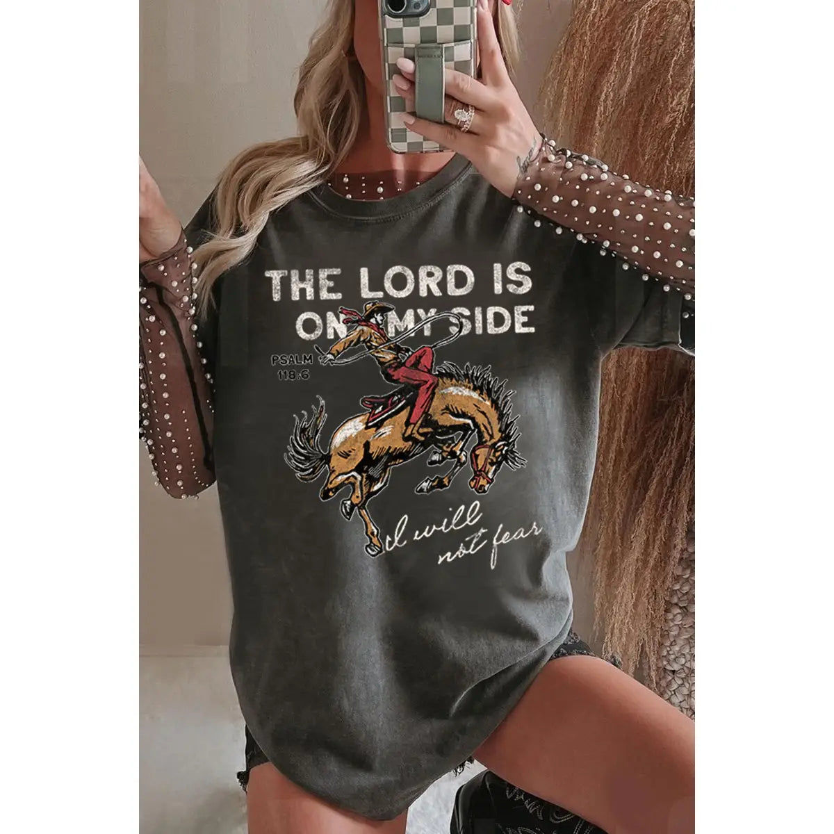 The Lord is on My Side Mineral Graphic Tee