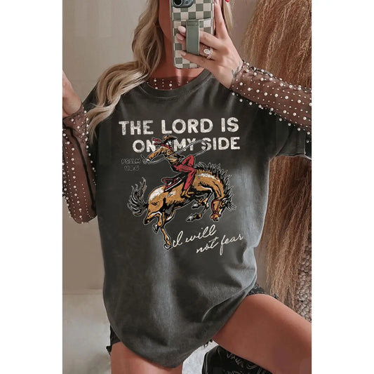 The Lord is on My Side Mineral Graphic Tee