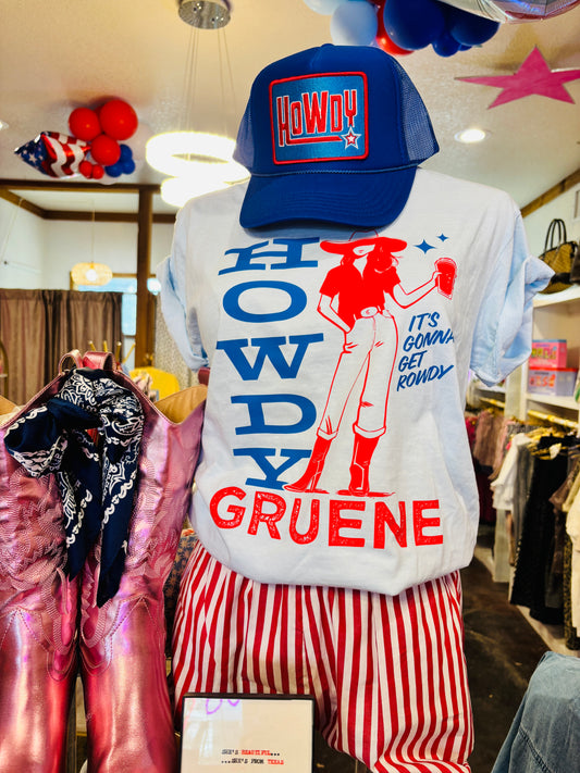 Howdy Gruene Tee