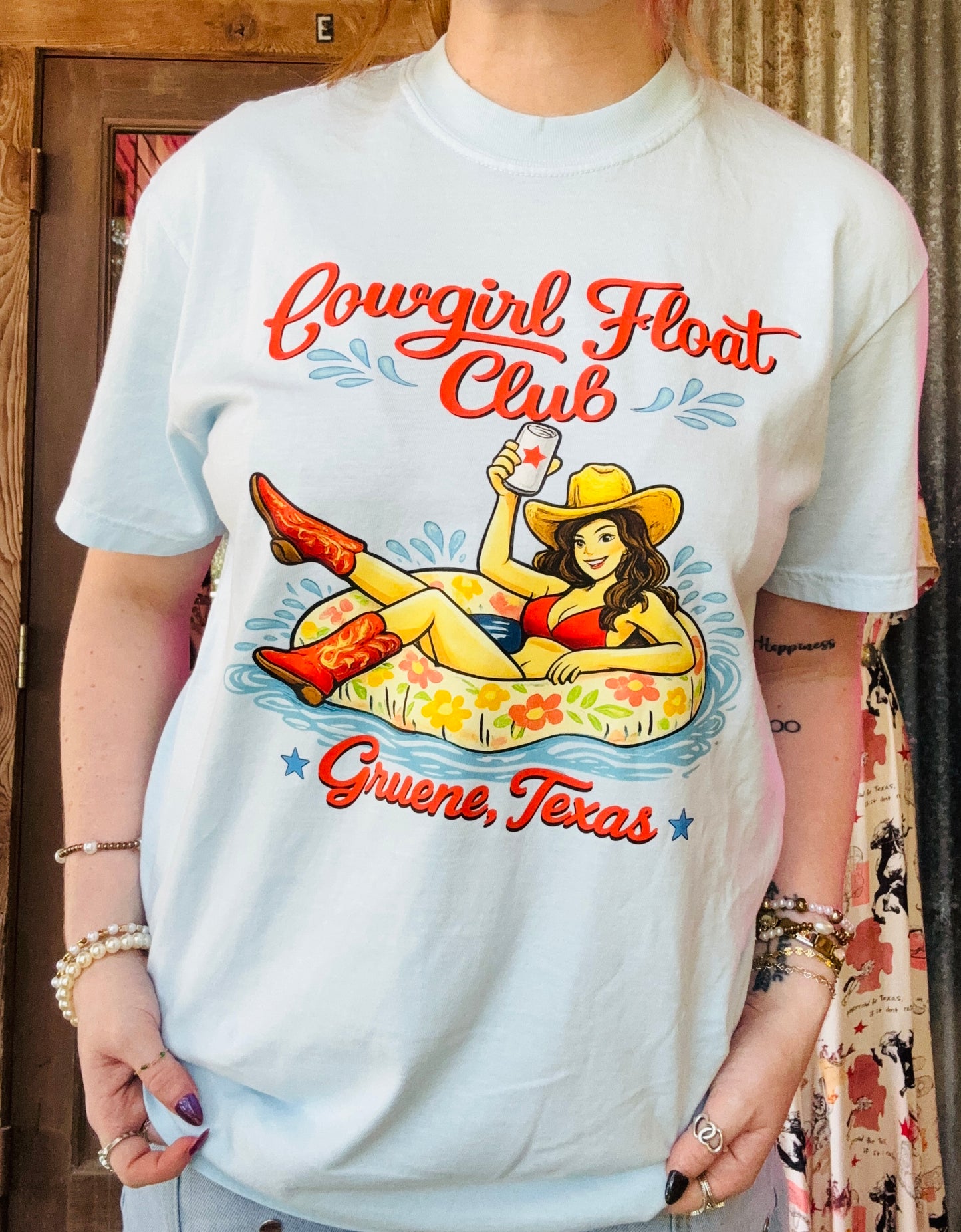 Cowgirl Float Club Graphic Tee