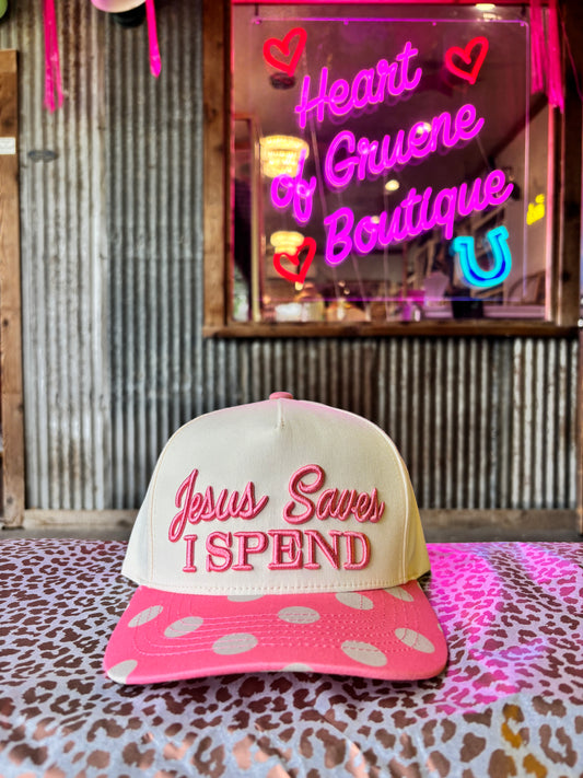 Jesus Saves I Spend Trucker Hat