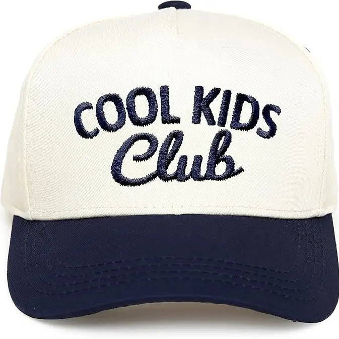 Cool Kids Club Kids Embroidered Trucker Hat