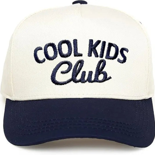 Cool Kids Club Kids Embroidered Trucker Hat