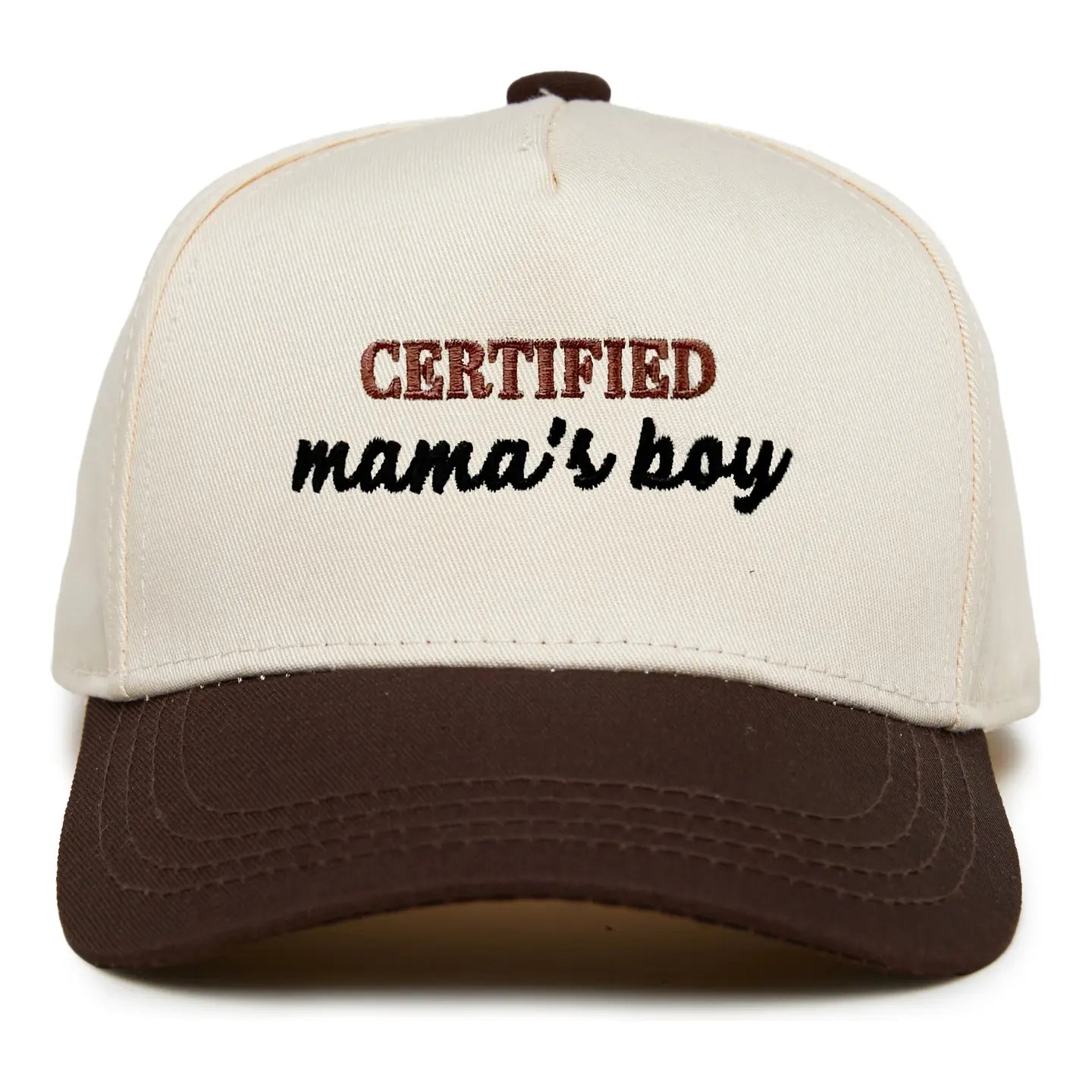 Certified Mamas Boy Kids Embroidered Trucker Hat