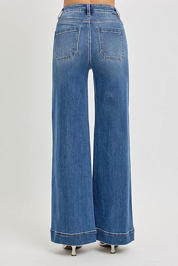 Front Pintuck Jeans
