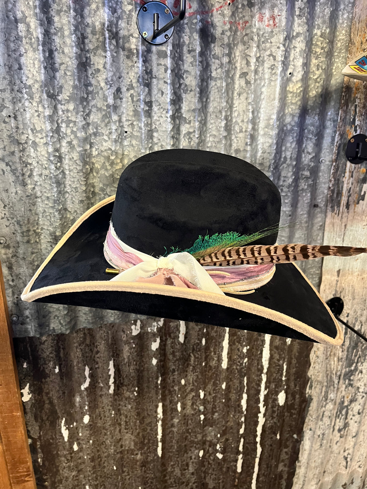 Black With White Trim Hat Kendall Co