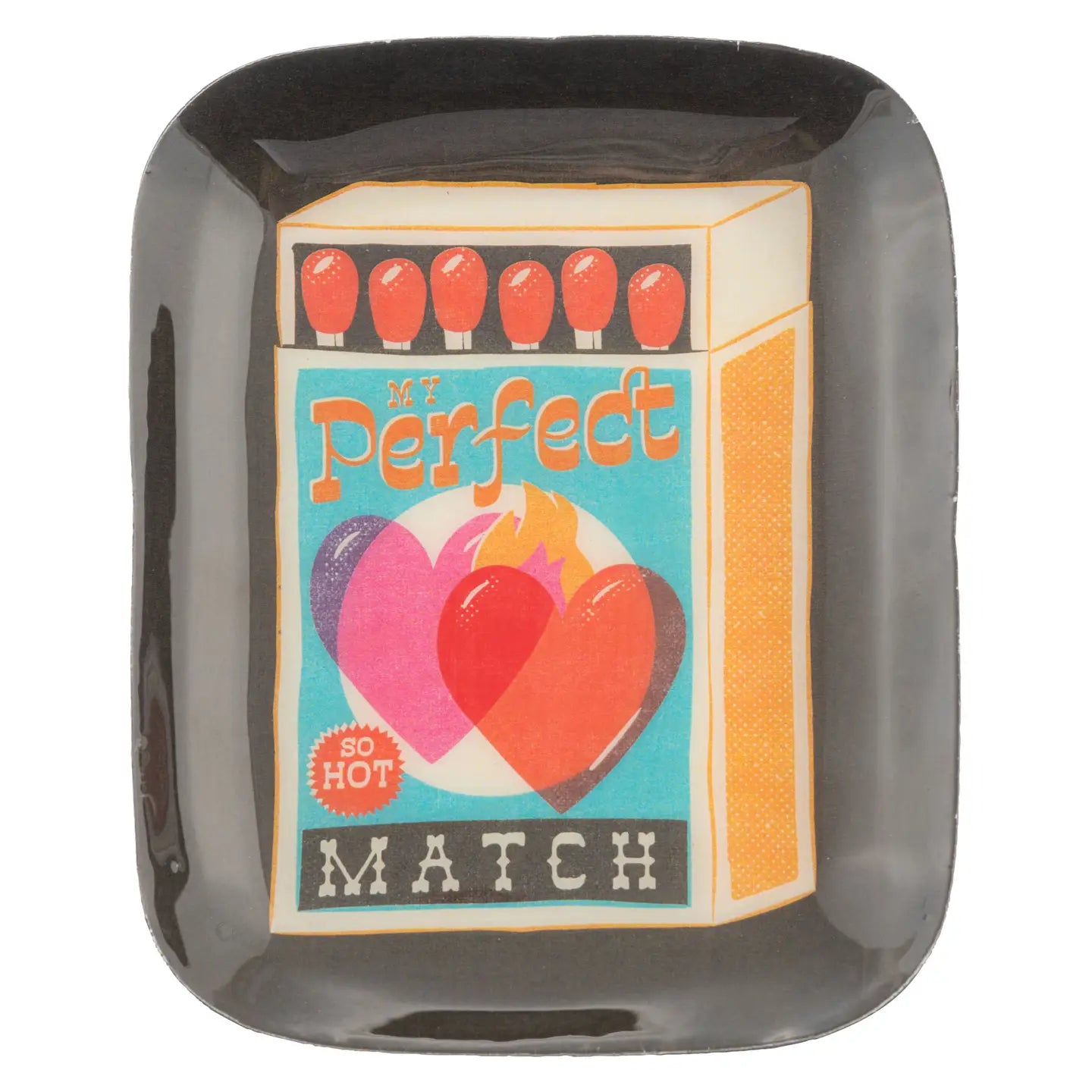 Small Matchbox Enamel Dish