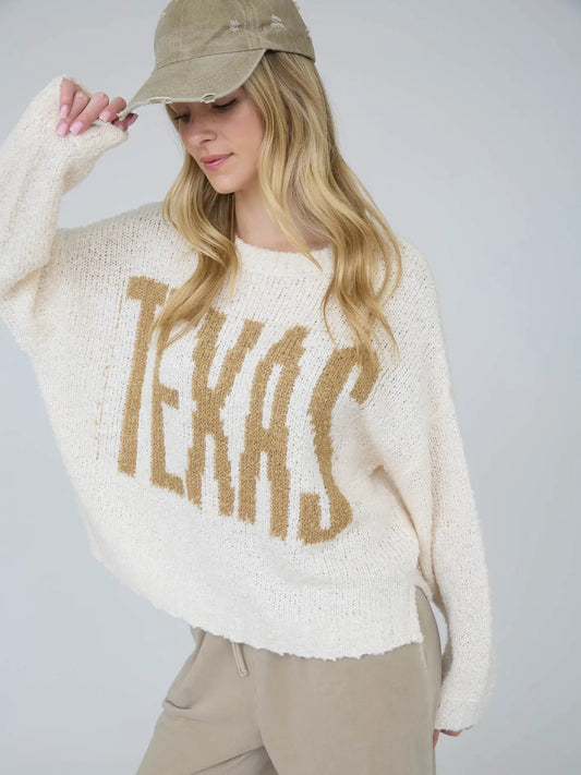 Texas Chunky Knit Sweater