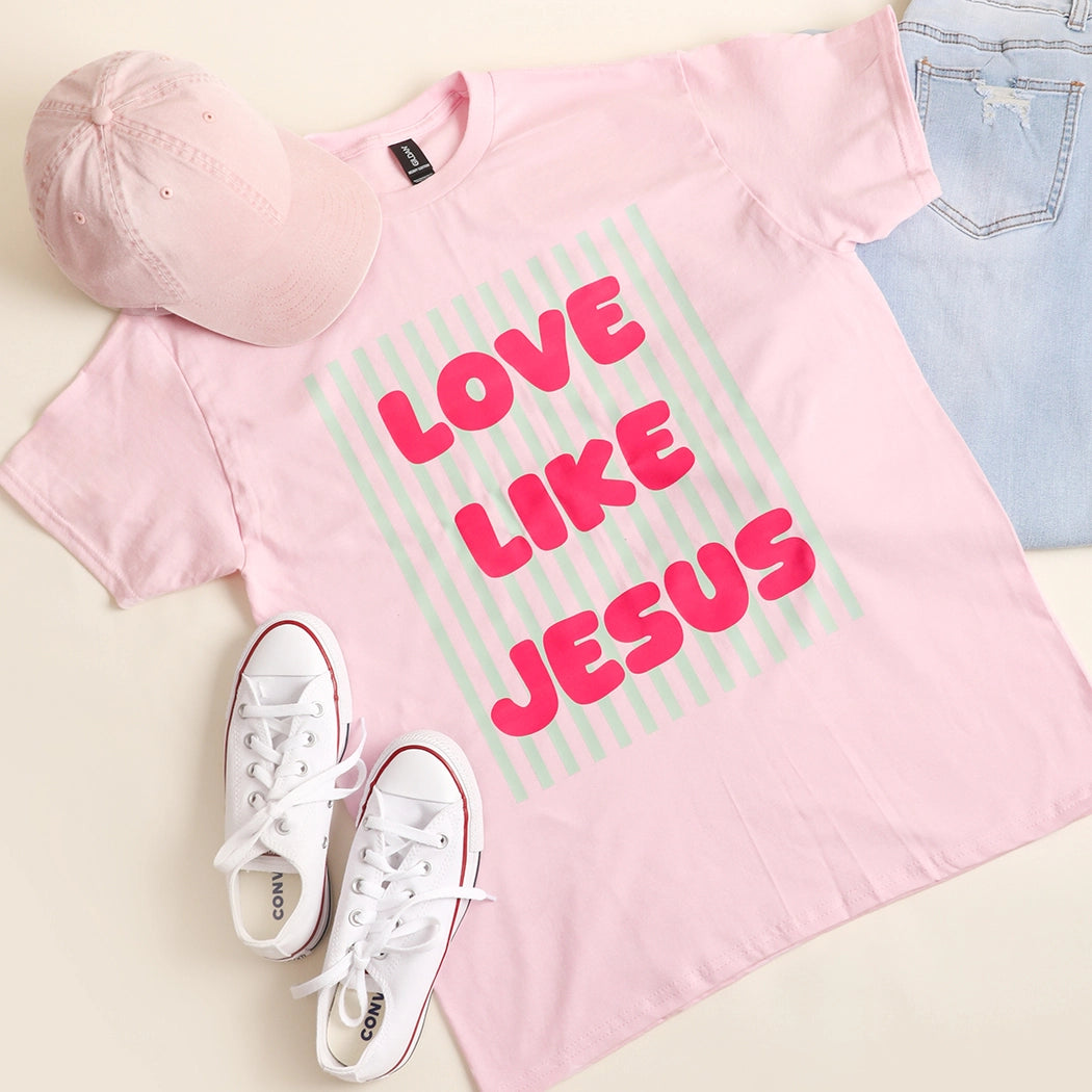Love Like Jesus Graphic Heavy Cotton T-Shirt