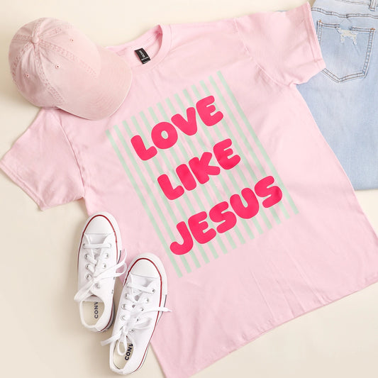 Love Like Jesus Graphic Heavy Cotton T-Shirt