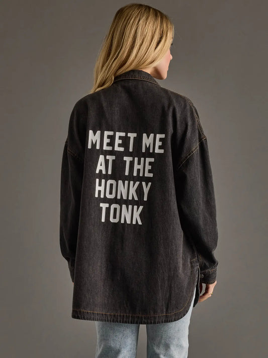 Meet Me At The Honky Tonk Button Up