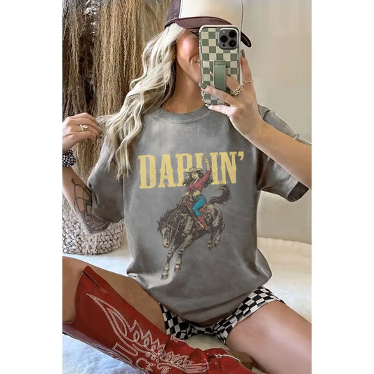 Darlin Oversized Mineral Graphic Tee