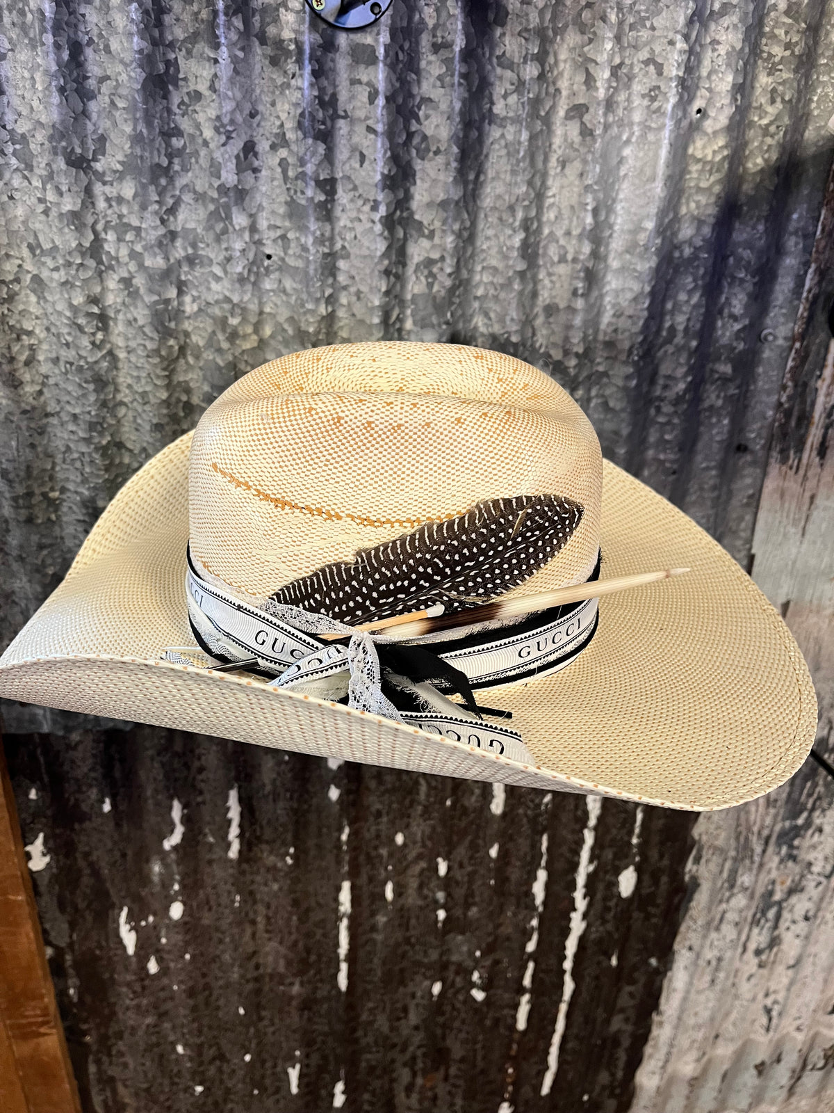 Straw Lace Hat Kendall Co