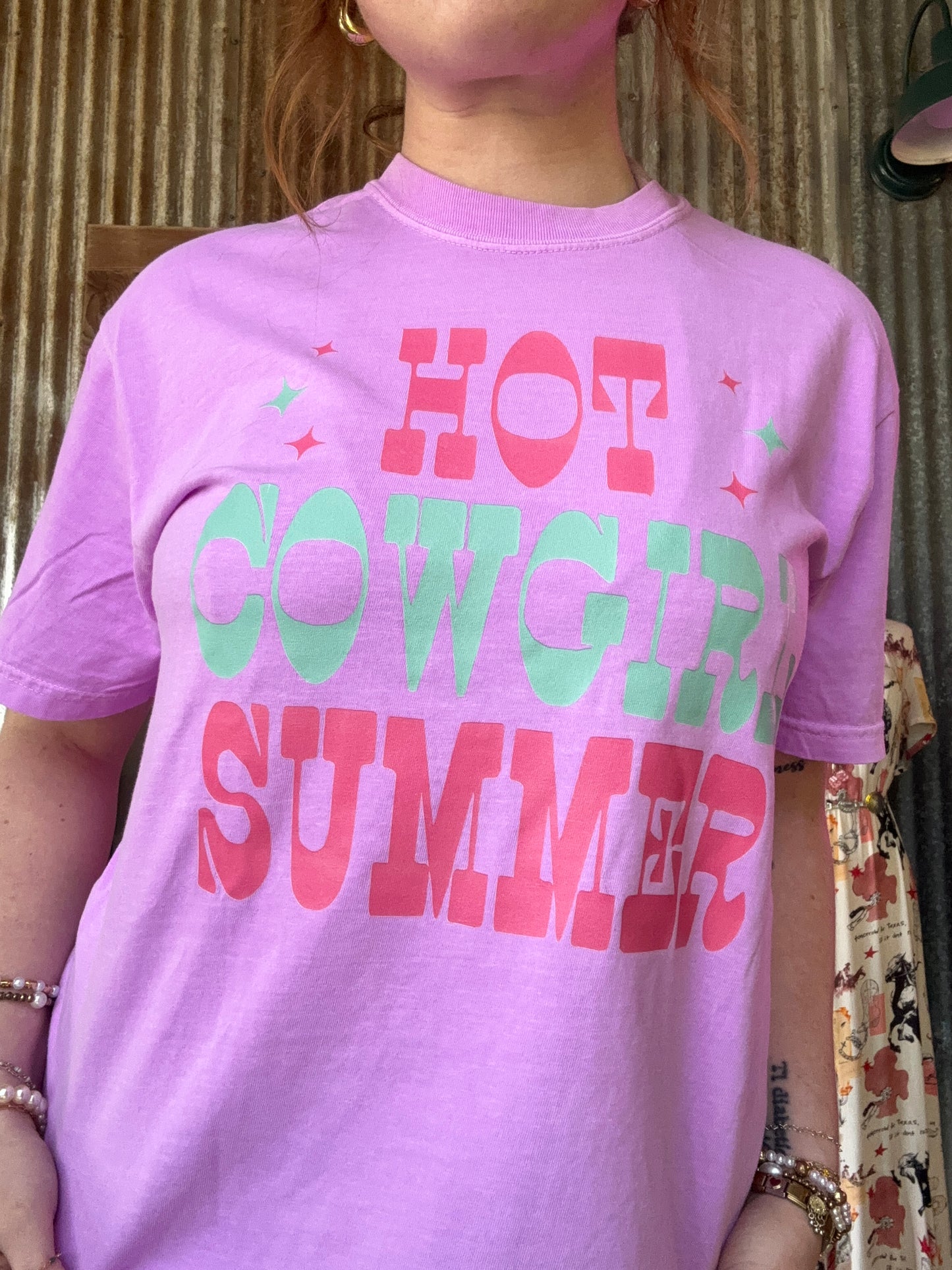 Hot Cowgirl Summer Graphic Tee