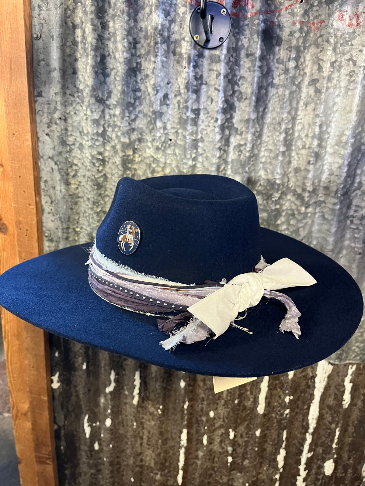 Navy and White Hat Kendall Co
