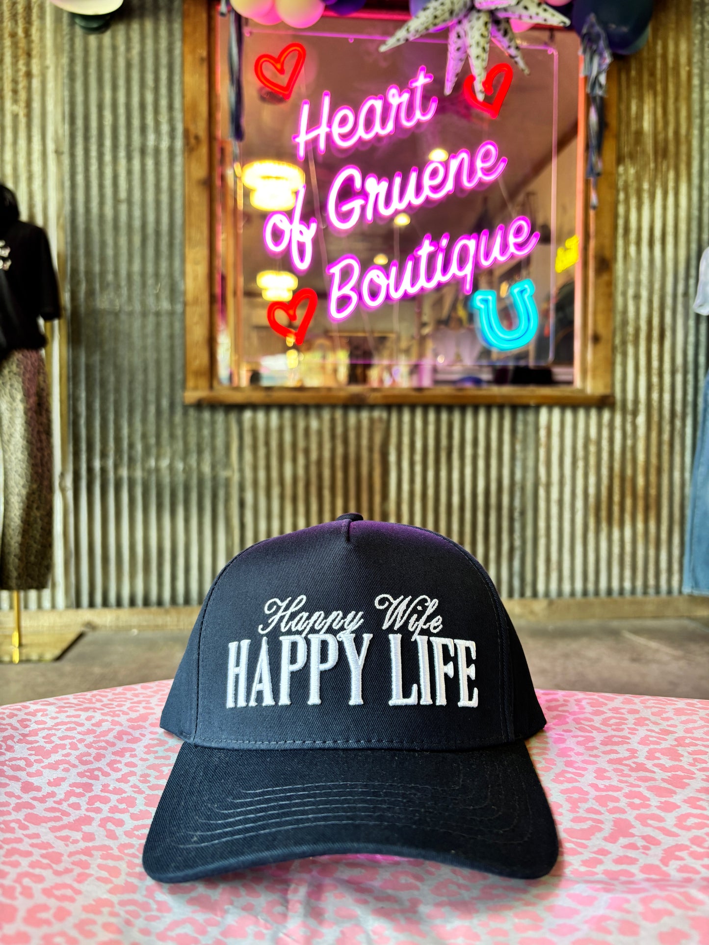 Happy Wife Happy Life Trucker Hat