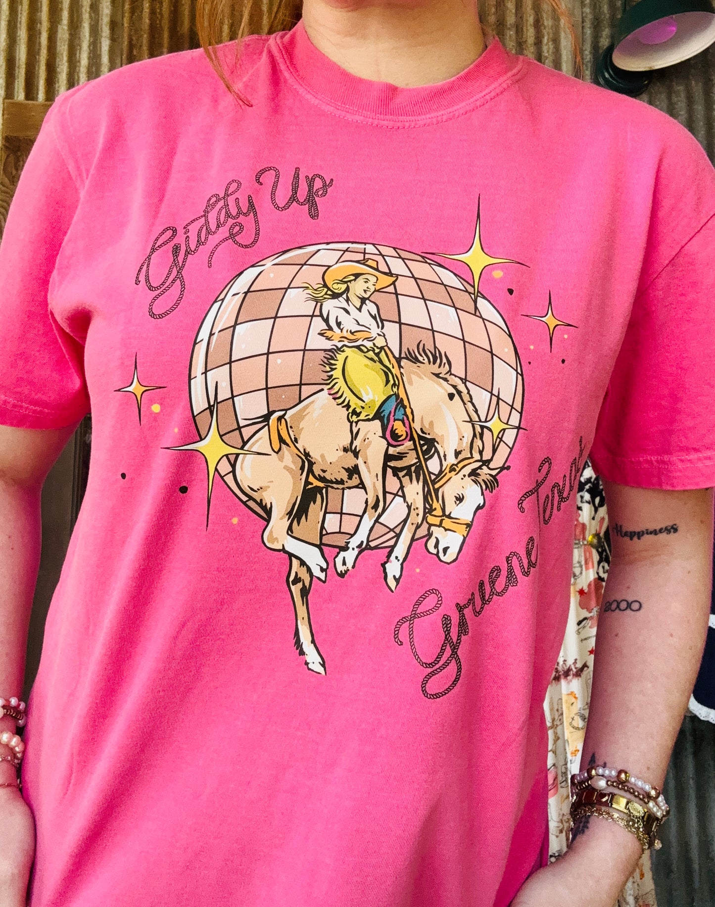 Giddy Up Gruene Texas Graphic Tee