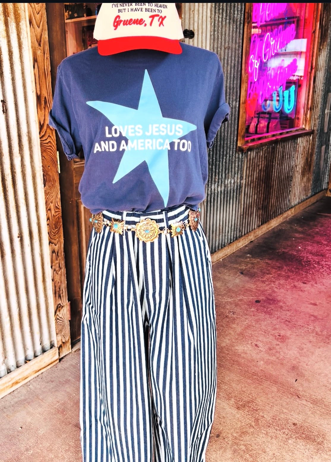 Loves Jesus And America Tee