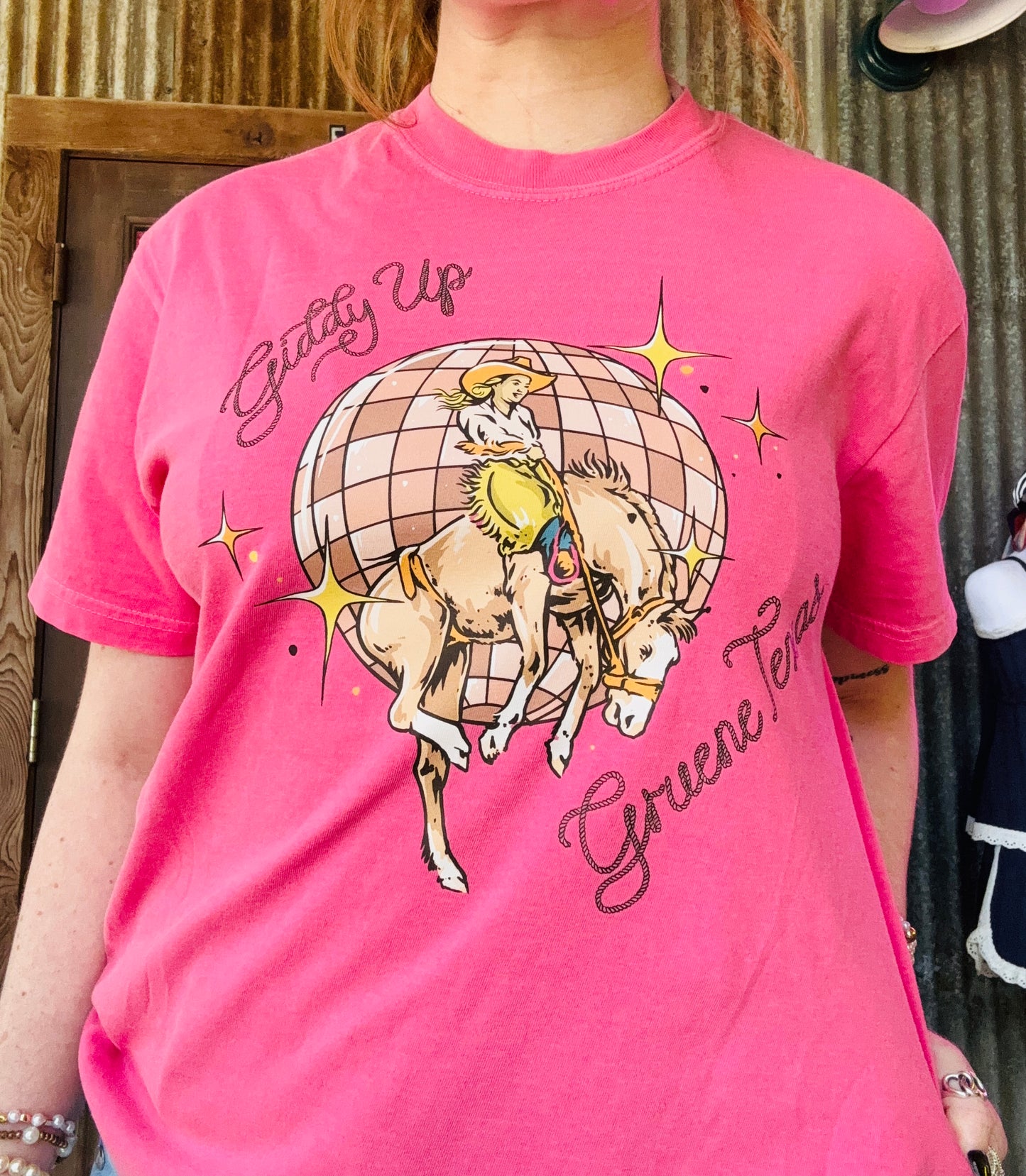 Giddy Up Gruene Texas Graphic Tee