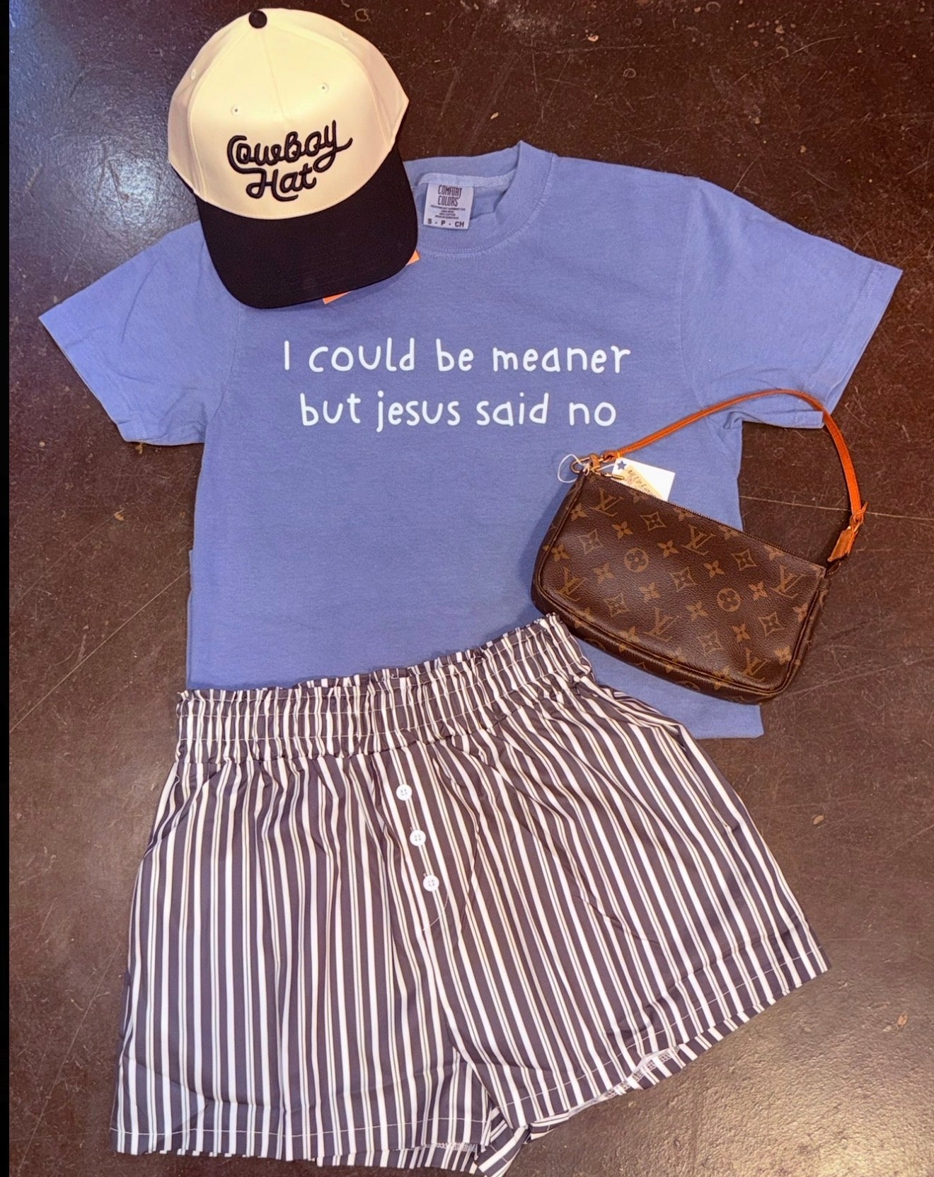 I Could Be Meaner But Jesus Said No Graphic Tee