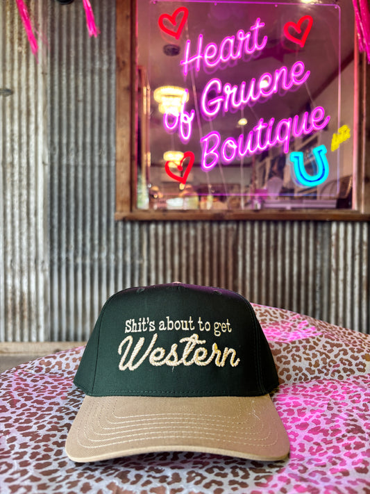 Shit's About to Get Western Trucker