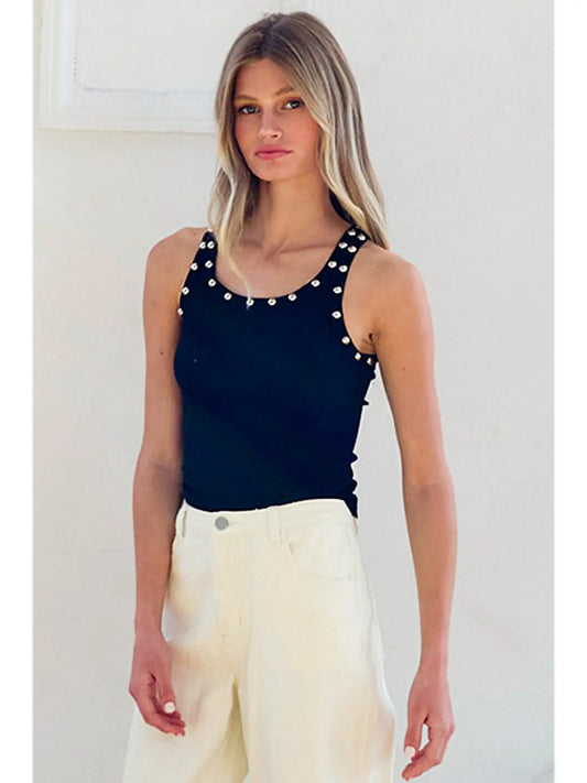 Stud Tank Top