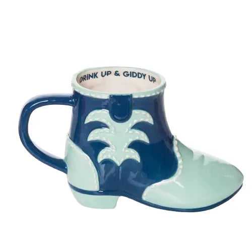 Drink Up and Giddy Up Ceramic Mug 11.5 oz