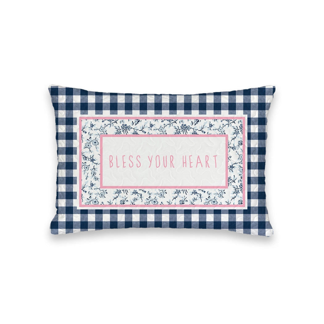 Quilted makeup bag