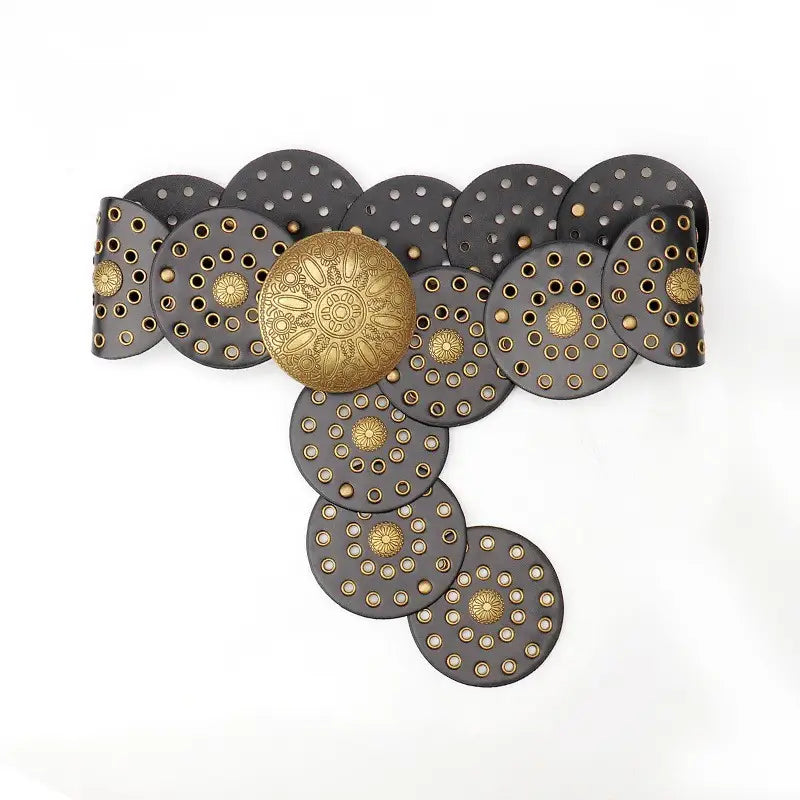 Studded Oval Belt