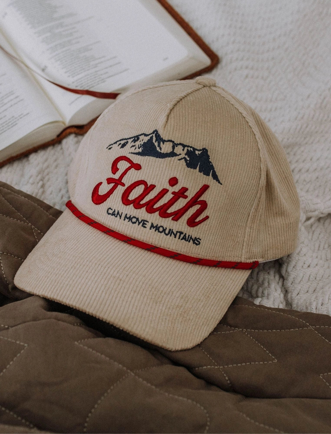 Faith Can Move Mountains Trucker Hat