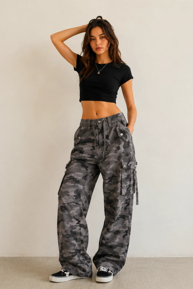 Desert Camo Utility Cargo Pants
