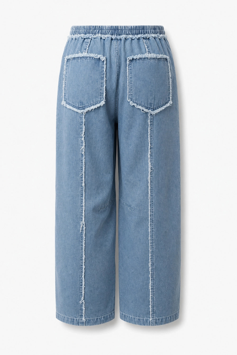 Western Embroidered Tie Waist Pants