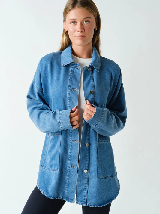 Denim Oversized Shacket