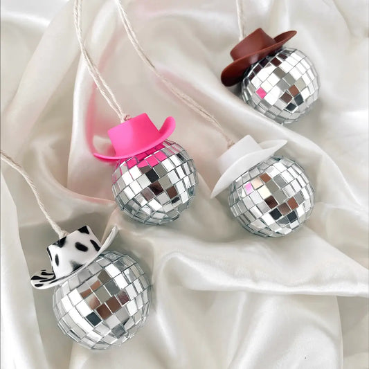 Hanging Cowboy Disco Ball