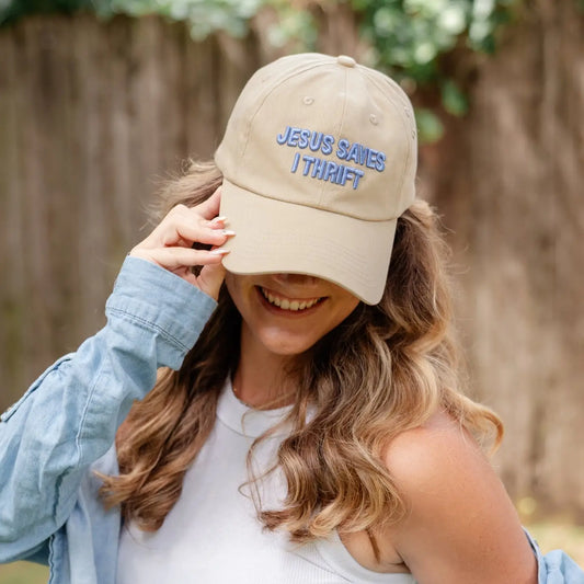 Jesus Saves I Thrift Trucker Hat